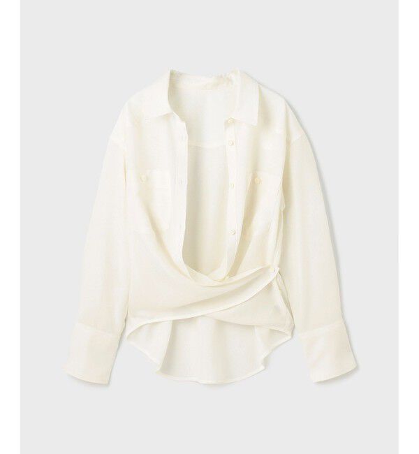 GRACE CONTINENTAL「シアー2wayウエスタンシャツ」|シャツ・ブラウス|