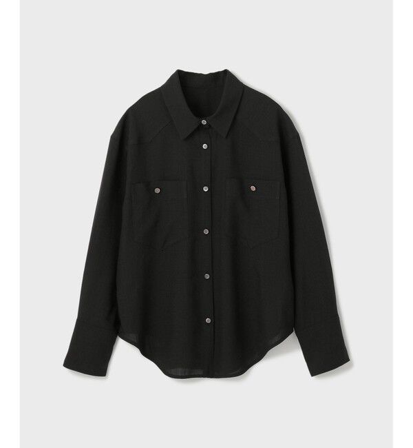 GRACE CONTINENTAL「シアー2wayウエスタンシャツ」|シャツ・ブラウス|