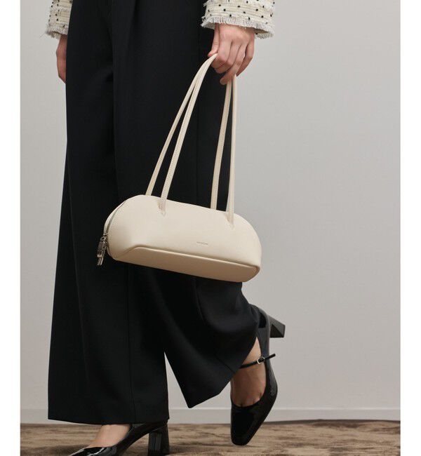  「ADD CULUMN BOSTOVN BAG」|ハンドバッグ|ホワイト