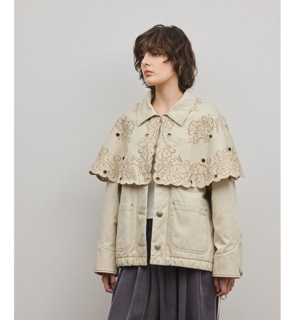 GRACE CONTINENTAL「ケープ付カバーオールジャケット」|その他|