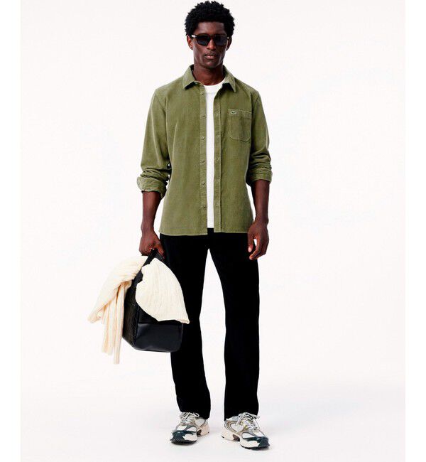 LACOSTE「エッセンシャルコーデュロイシャツ」|シャツ・ブラウス|