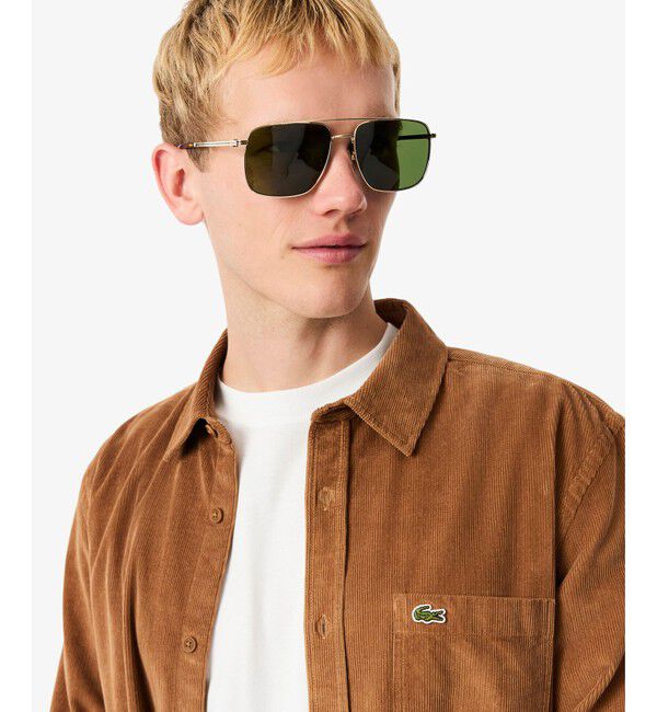 LACOSTE「エッセンシャルコーデュロイシャツ」|シャツ・ブラウス|