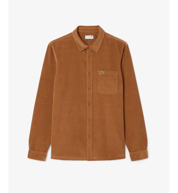 LACOSTE「エッセンシャルコーデュロイシャツ」|シャツ・ブラウス|