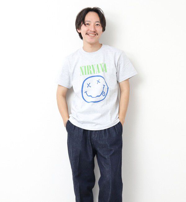 NOLLEY'S goodman「【GOOD ROCK SPEED】別注 NIRVANA / ニルヴァーナ プリントTシャツ 25SS」|Tシャツ・カットソー|