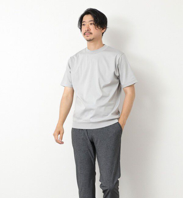 NOLLEY'S goodman「《ビジカジ対応》シルケットスムースドレスTシャツ 25SS」|Tシャツ・カットソー|