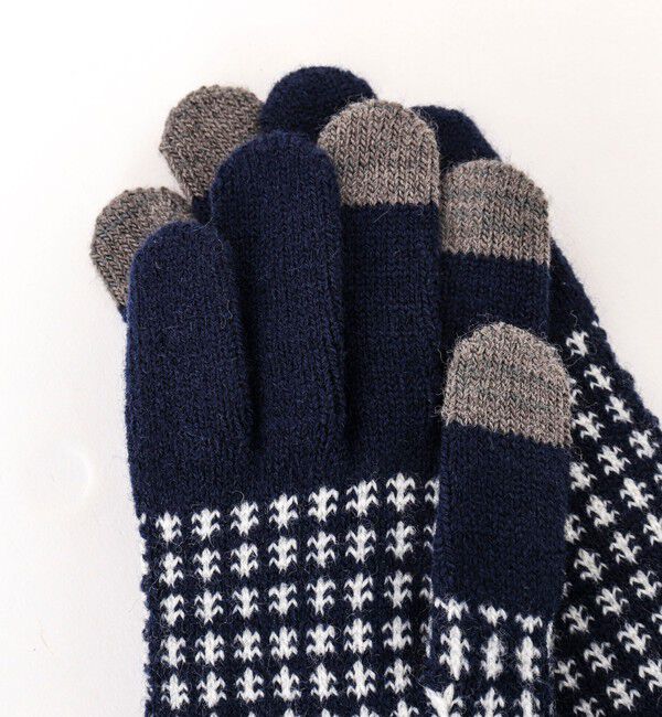 NOLLEY'S goodman「【EVOLG/エヴォログ】FLEUR ニットグローブ LET2365」|手袋|