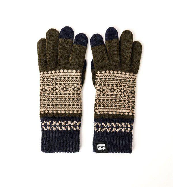 NOLLEY'S goodman「【EVOLG/エヴォログ】FLEUR ニットグローブ LET2365」|手袋|