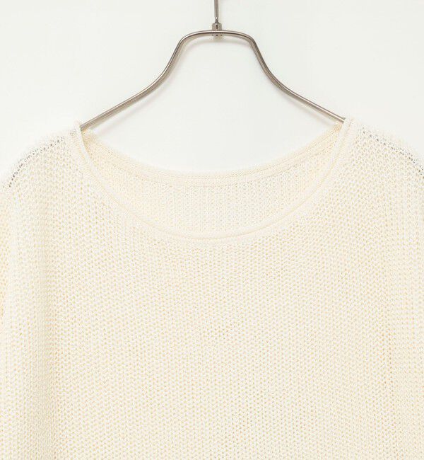 NOLLEY'S sophi「《手洗い可能》片畦前スリットプルオーバー」|ニット・セーター|