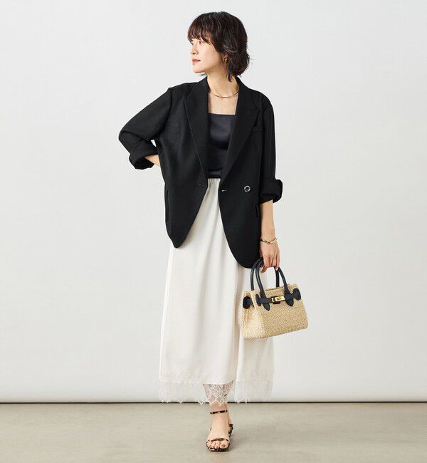 NOLLEY'S sophi「ウォッシャブルリネンライクオーバージャケット」|テーラードジャケット|