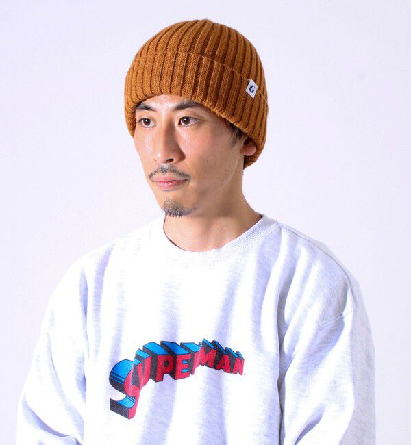 GLOSTER「【GLOSTER/グロスター】裏ボア リブワッチ ニット帽」|ニット帽|
