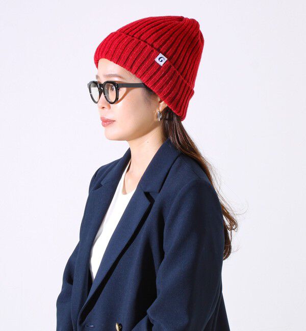 GLOSTER「【GLOSTER/グロスター】裏ボア リブワッチ ニット帽」|ニット帽|