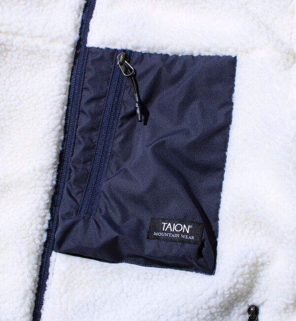 GLOSTER「【2WAYで着回せる】【UNISEX】GLOSTER配色別注 TAIONボア&times;ダウンブルゾン」|ダウン|