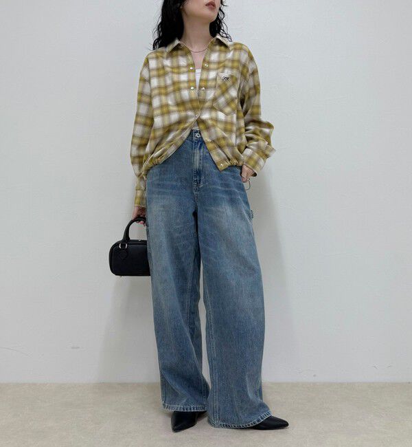 fredy emue「オンブレーチェックシャツブルゾン」|シャツ・ブラウス|