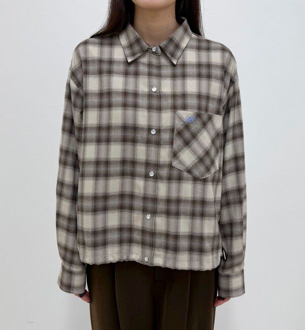 fredy emue「オンブレーチェックシャツブルゾン」|シャツ・ブラウス|