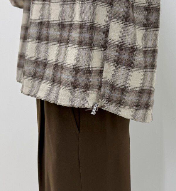 fredy emue「オンブレーチェックシャツブルゾン」|シャツ・ブラウス|