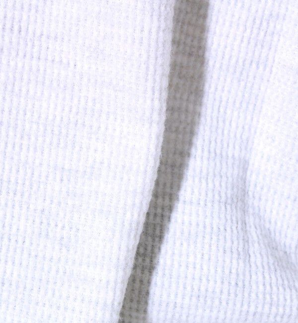 GLOSTER「【レイヤードに最適】起毛ワッフル 裾ドロストロンT」|Tシャツ・カットソー|