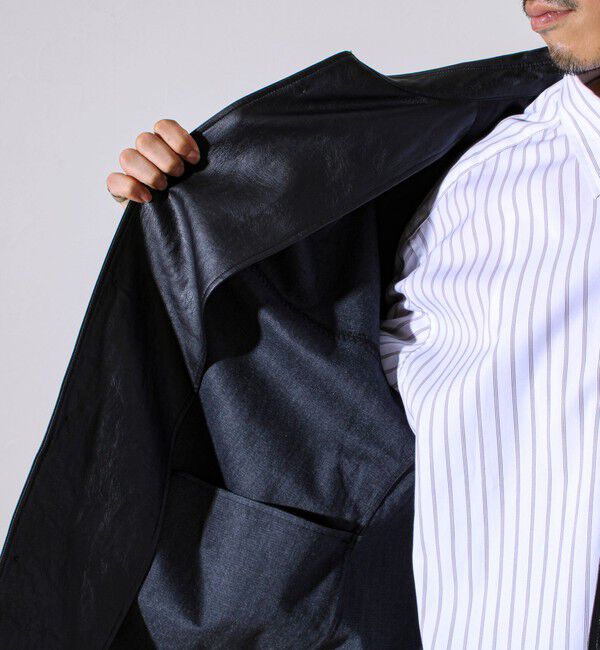 GLOSTER「【本革見え/3サイズ展開】UNISEX レザーシャウター フェイクレザーシャツ」|シャツ・ブラウス|