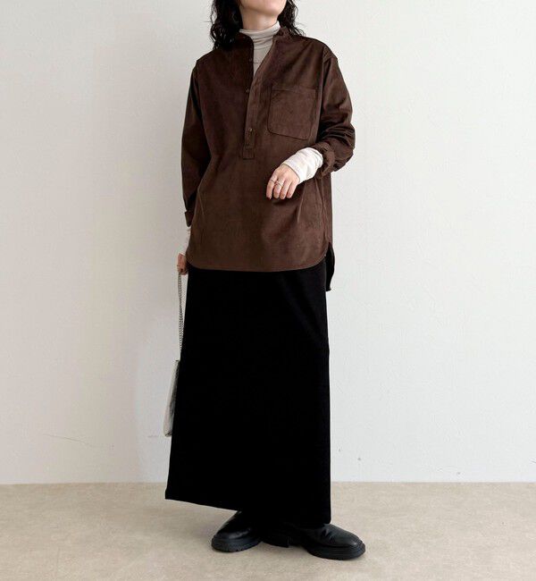fredy emue「【LANCER CLOTHING CORPORATION】STANDCOLLAR SHIRTS SUEDE」|シャツ・ブラウス|