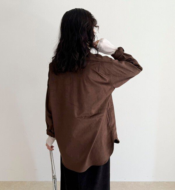 fredy emue「【LANCER CLOTHING CORPORATION】STANDCOLLAR SHIRTS SUEDE」|シャツ・ブラウス|