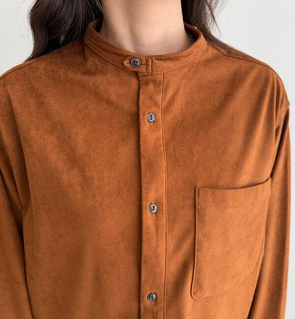 fredy emue「【LANCER CLOTHING CORPORATION】STANDCOLLAR SHIRTS SUEDE」|シャツ・ブラウス|