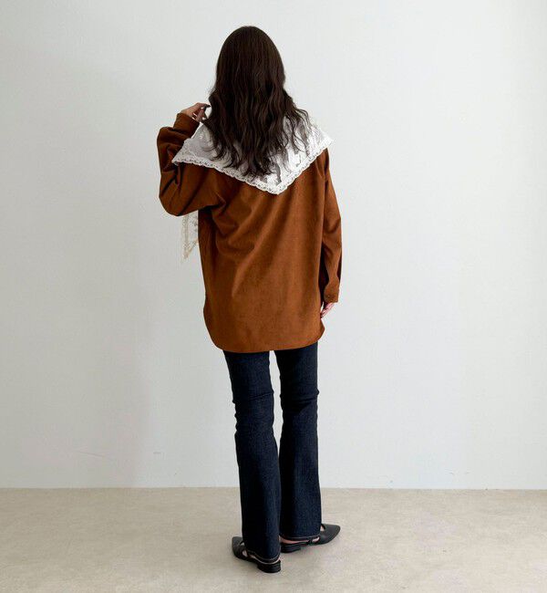 fredy emue「【LANCER CLOTHING CORPORATION】STANDCOLLAR SHIRTS SUEDE」|シャツ・ブラウス|