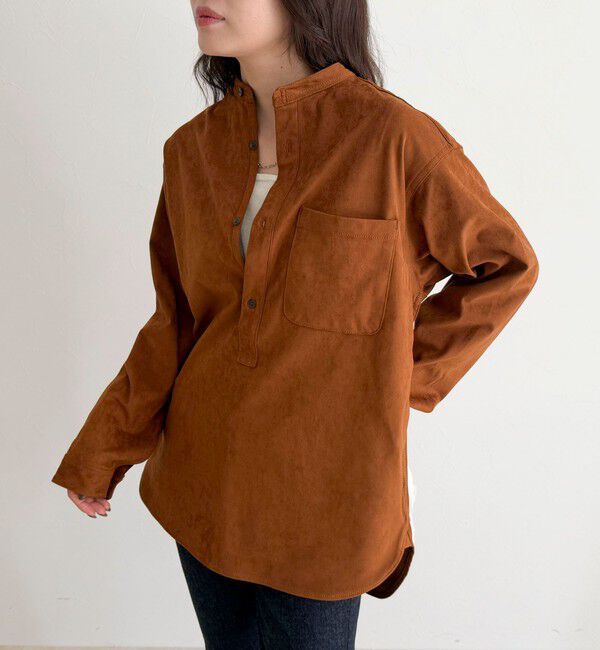 fredy emue「【LANCER CLOTHING CORPORATION】STANDCOLLAR SHIRTS SUEDE」|シャツ・ブラウス|