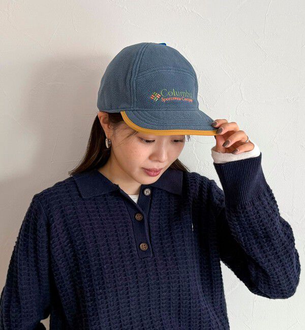 fredy emue「【Columbia/コロンビア】 パラボリズムクリークフリースキャップ」|キャップ・キャスケット|ダークグリーン