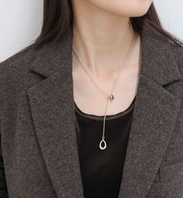 fredy emue「ドロップトップアジャストY字ネックレス」|ネックレス|