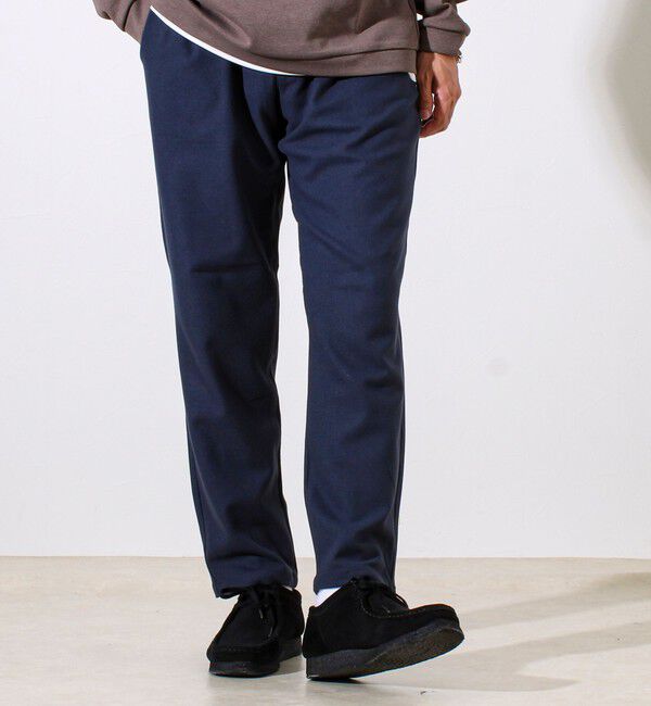 GLOSTER「【セットアップ対応】両面起毛ストレッチイージーパンツ」|チノ|ネイビー