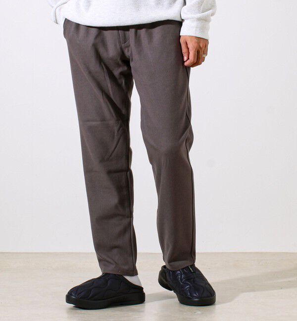 GLOSTER「【セットアップ対応】両面起毛ストレッチイージーパンツ」|チノ|