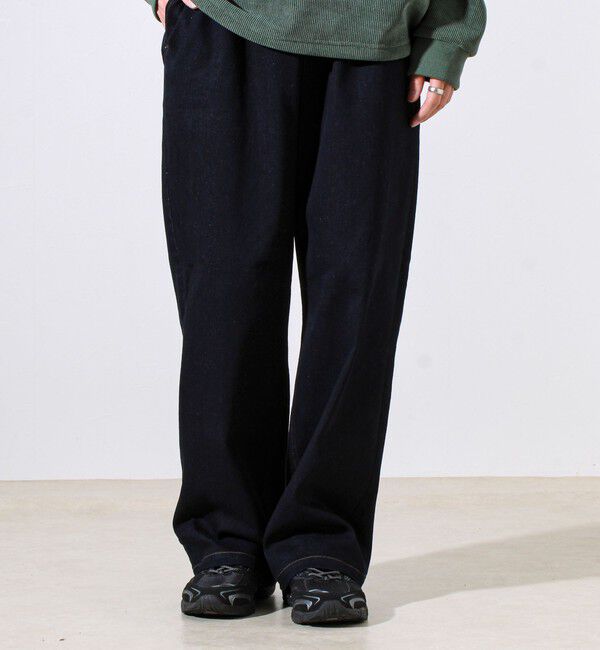 GLOSTER「【シーズンレス/ストレスフリーな穿き心地】ワイドストレッチデニムパンツ」|デニム|
