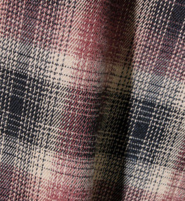 GLOSTER「【主役の1枚】TRオンブレチェック ブランケットステッチシャツ」|シャツ・ブラウス|