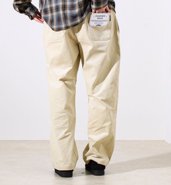 GLOSTER「【人気シリーズ/UNISEX/4サイズ/7色展開】GOODNESS コールパンツ」|チノ|