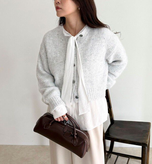 fredy emue「ボウタイギャザーブラウス」|シャツ・ブラウス|