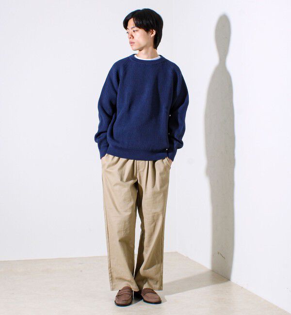 GLOSTER「【Vincent et Mireille】Rib CLASSIC CREWNECK」|ニット・セーター|