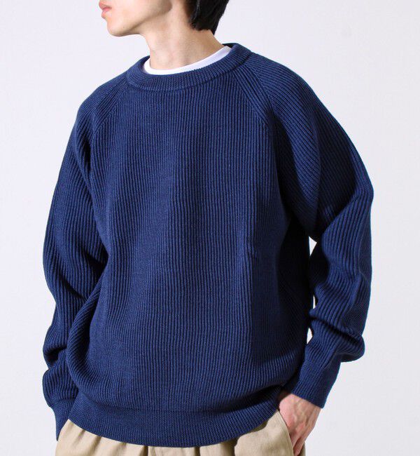GLOSTER「【Vincent et Mireille】Rib CLASSIC CREWNECK」|ニット・セーター|
