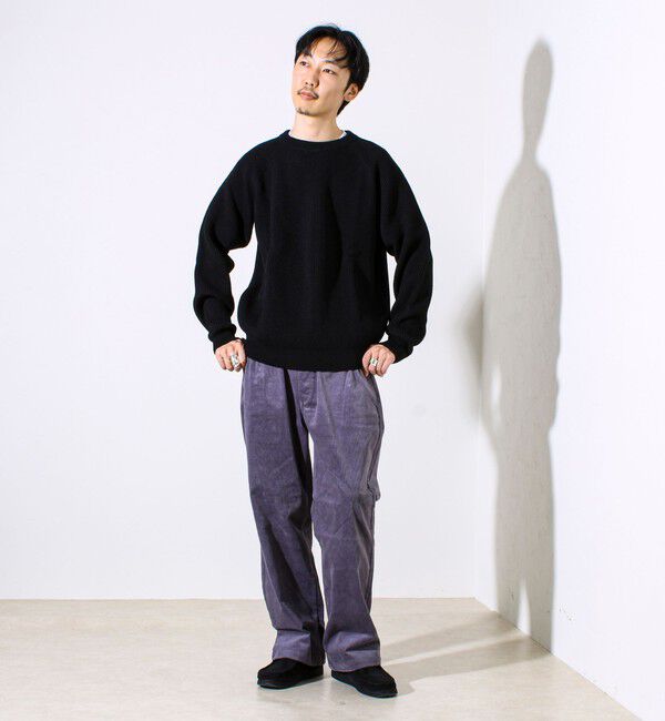GLOSTER「【Vincent et Mireille】Rib CLASSIC CREWNECK」|ニット・セーター|