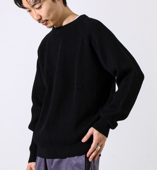 GLOSTER「【Vincent et Mireille】Rib CLASSIC CREWNECK」|ニット・セーター|