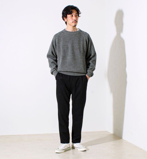 GLOSTER「【Vincent et Mireille】Rib CLASSIC CREWNECK」|ニット・セーター|
