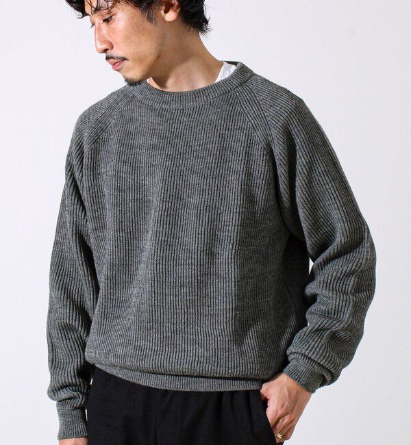 GLOSTER「【Vincent et Mireille】Rib CLASSIC CREWNECK」|ニット・セーター|