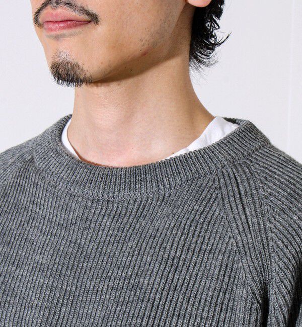 GLOSTER「【Vincent et Mireille】Rib CLASSIC CREWNECK」|ニット・セーター|