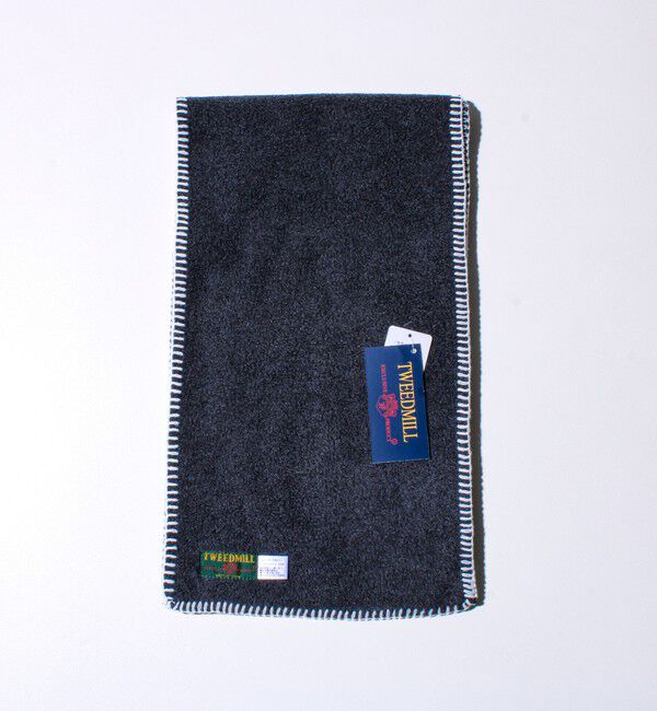 GLOSTER「【GLOSTER別注】【TWEEDMILL】ブランケットステッチフリーススカーフ」|マフラー|