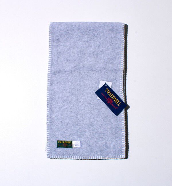 GLOSTER「【GLOSTER別注】【TWEEDMILL】ブランケットステッチフリーススカーフ」|マフラー|