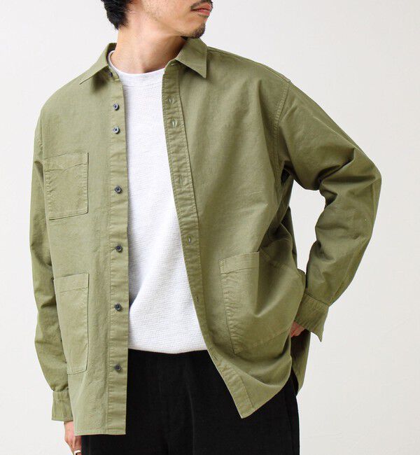 GLOSTER「【ユーティリティシャツ】ダックポケットシャツ」|シャツ・ブラウス|