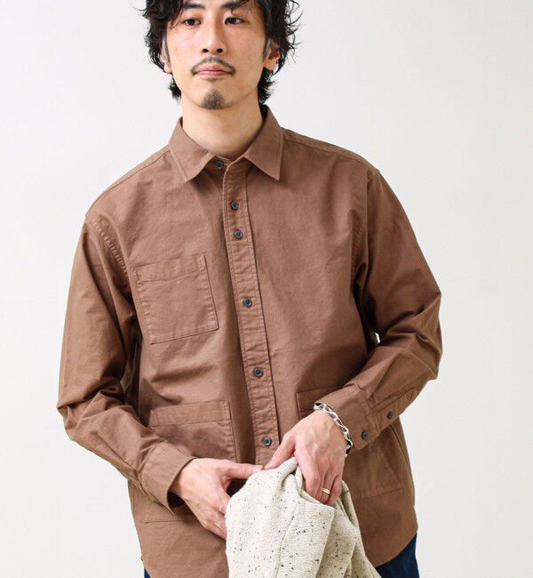 GLOSTER「【ユーティリティシャツ】ダックポケットシャツ」|シャツ・ブラウス|