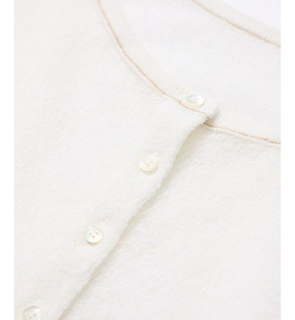 SALON adam et rope'「シアークレープ2WAYカーディガン」|カーディガン|