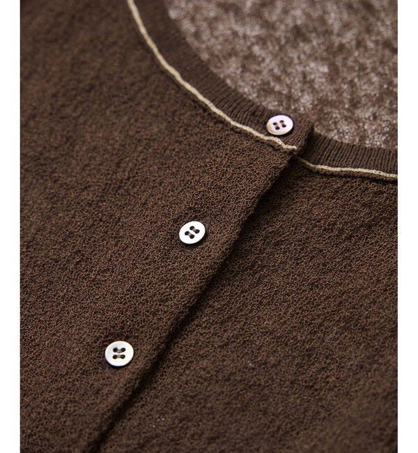 SALON adam et rope'「シアークレープ2WAYカーディガン」|カーディガン|