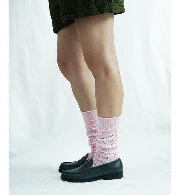 SALON adam et rope'「【CONLEAD（コンリード）】Lace Long socks / レースロングソックス」|ソックス|