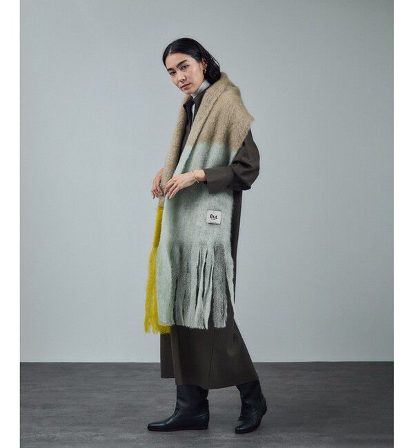 SALON adam et rope'「【Ezcaray（エスカライ）】COLOR BLOCK」|マフラー|