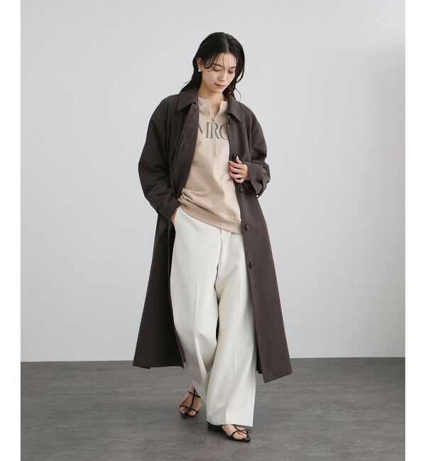 SALON adam et rope'「【Americana（アメリカーナ） for SALON】ロゴジップスウェット」|スウェット・ジャージ|